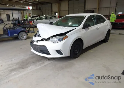 2014 Toyota Corolla Le z USA, uszkodzony, nr VIN 2T1BURHE5EC176654